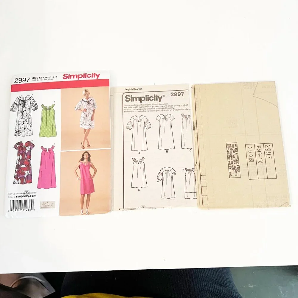 Simplicity Sewing Pattern 2997
